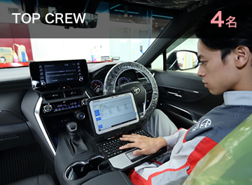 TOP CREW(2012年より新設された認定制度) 2名
