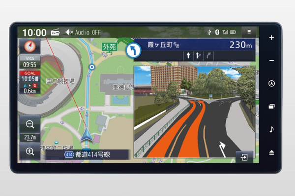 トヨタ純正ナビゲーションのイメージ