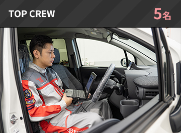TOP CREW(2012年より新設された認定制度) 2名